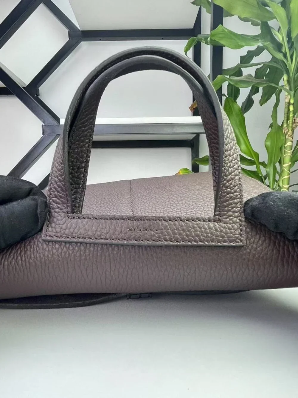 🛍️ Elegant Genuine Leather Evening Bag - Sophisticated Top Handle Handbag 🛍️
